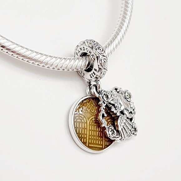 Pandora Disney Beauty and the Beast Dangle Charm - Picture 3 of 4